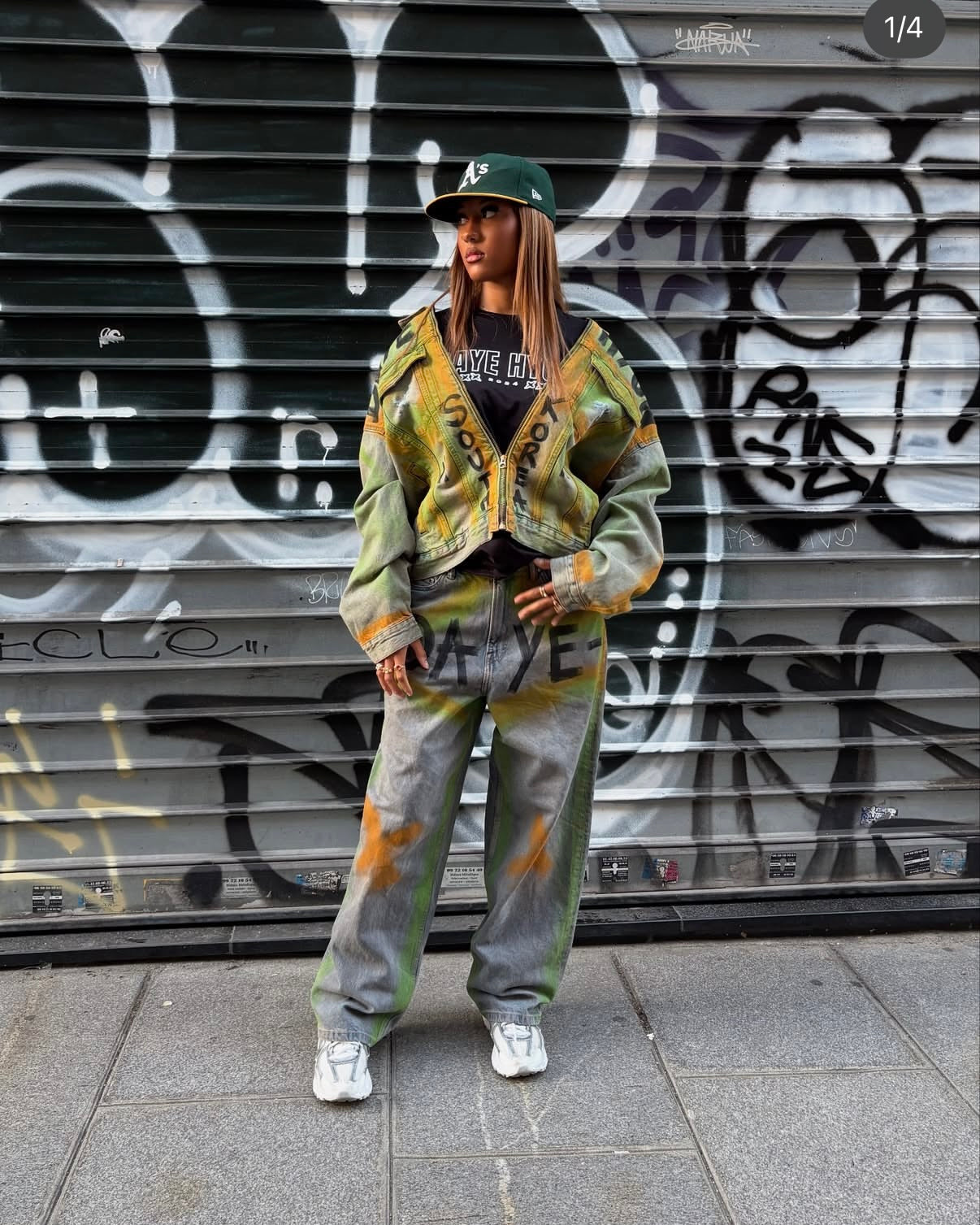 Graffiti Denim Set