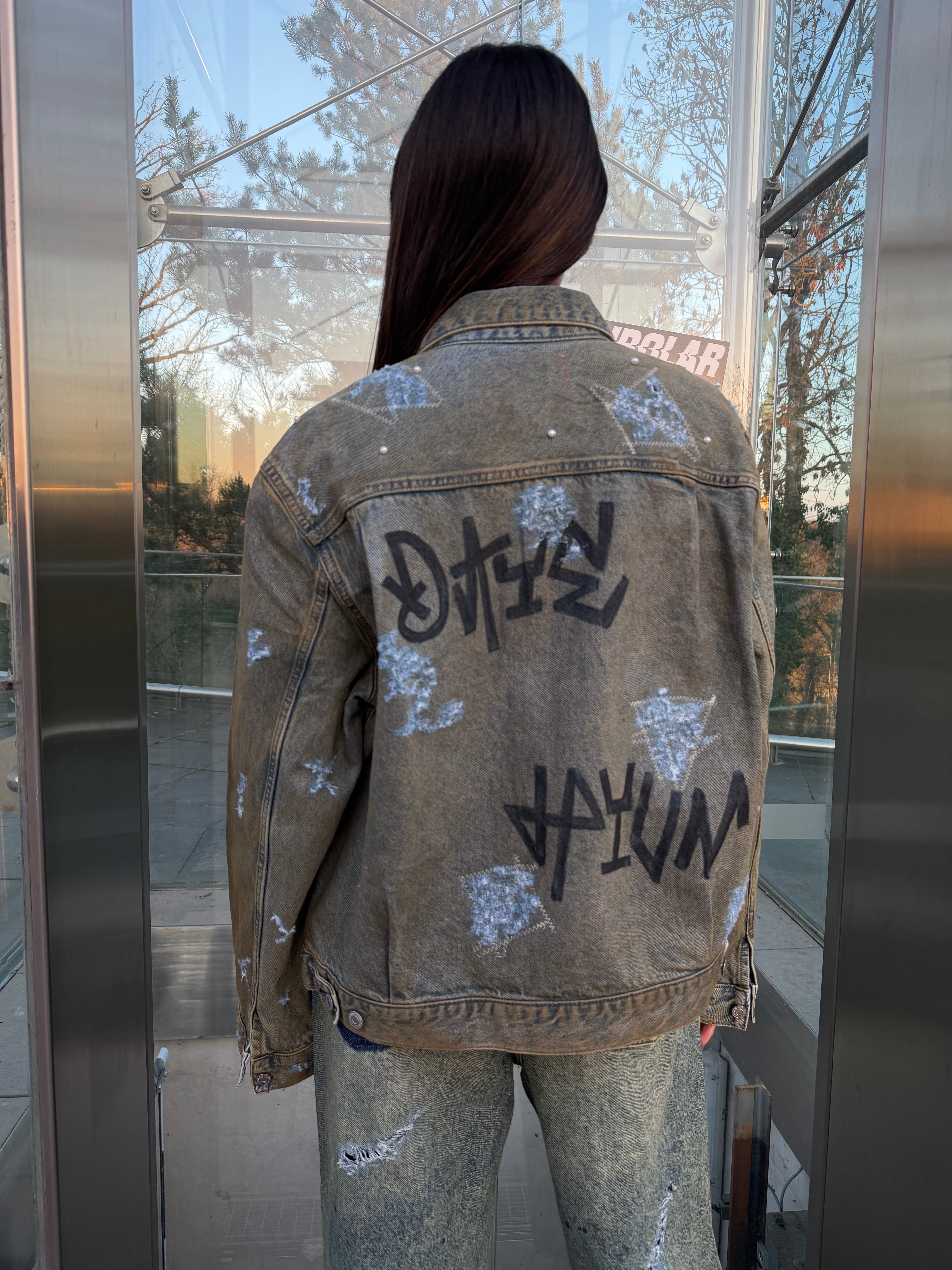 Ghost Letters Denim Jacket