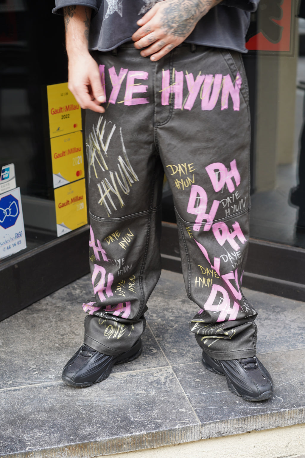 1/1 BROWN LEATHER PANTS