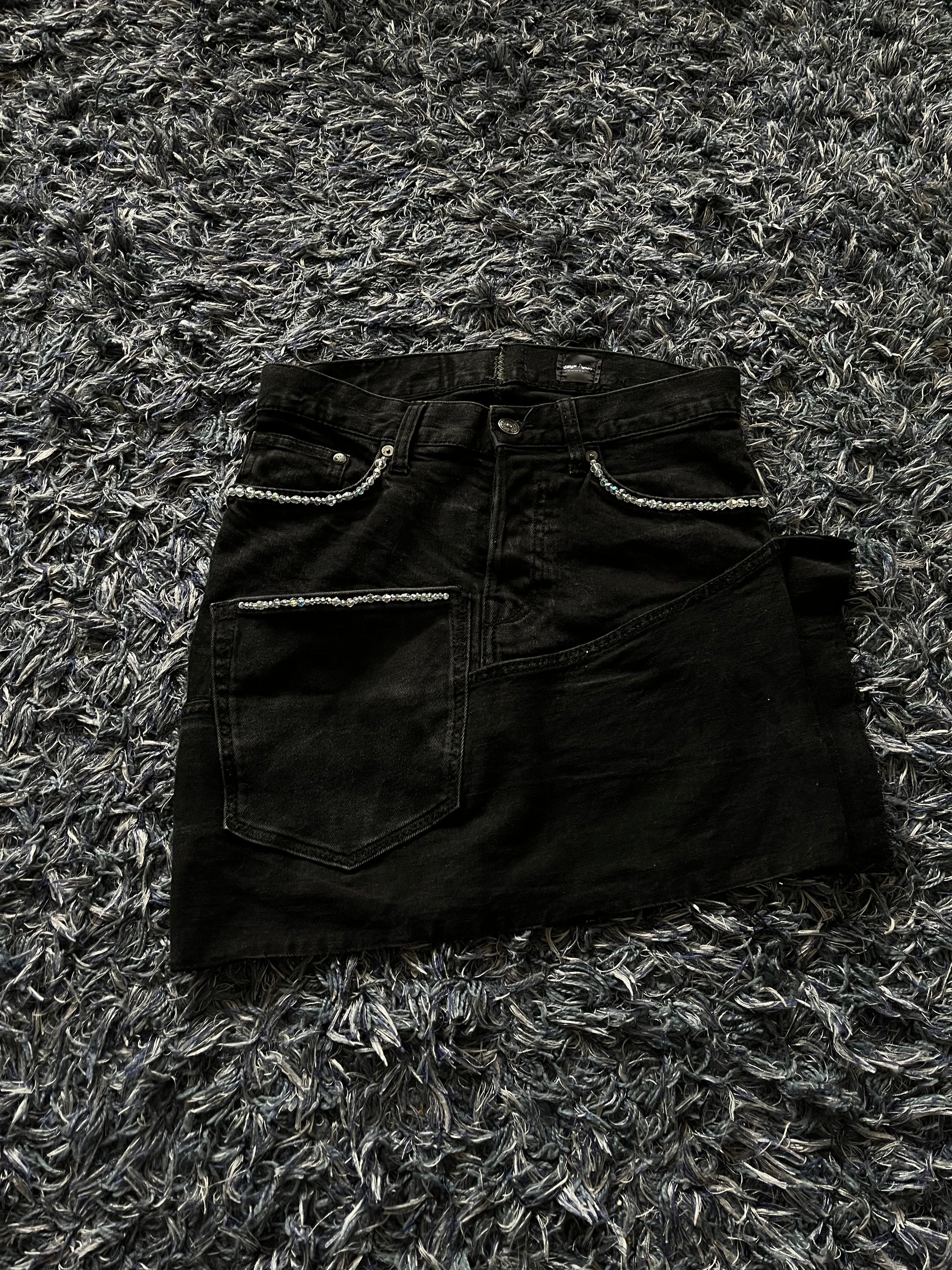 ONE OF ONE STARLIGHT DENIM SKIRT