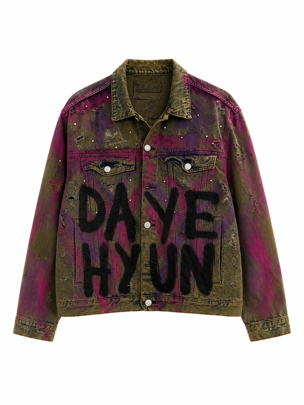 Broken Script Denim Jacket