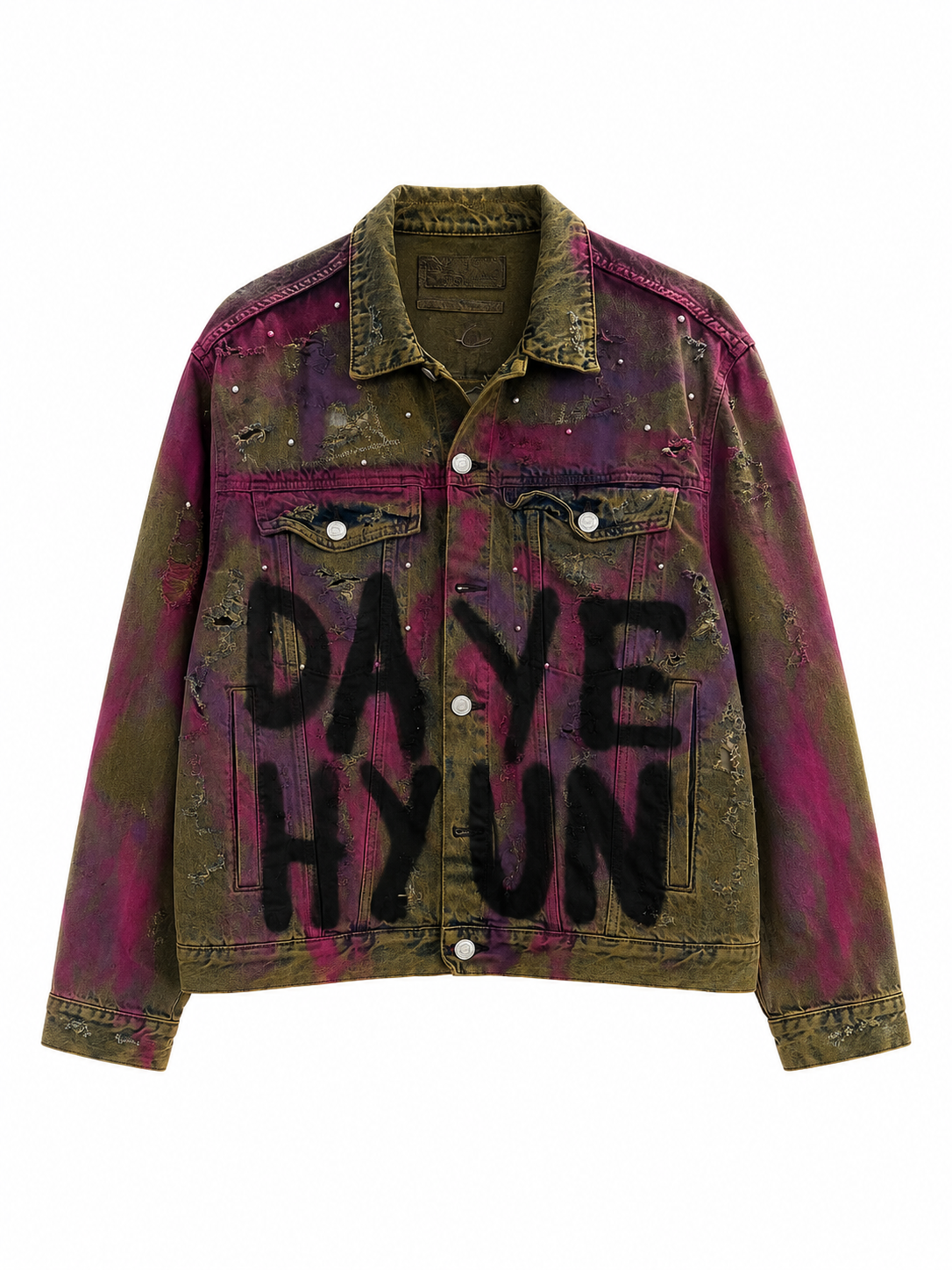 Broken Script Denim Jacket