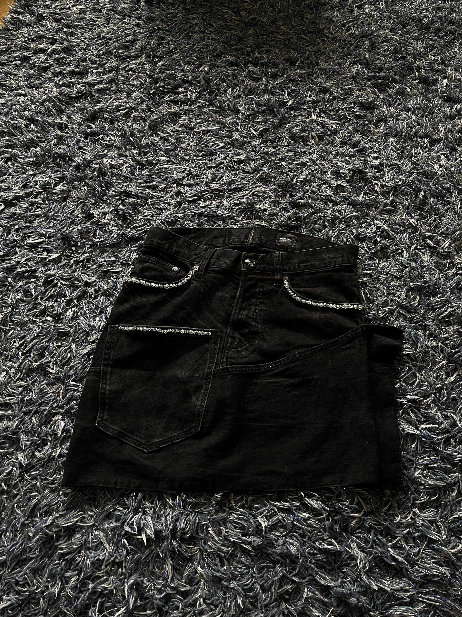 ONE OF ONE STARLIGHT DENIM SKIRT