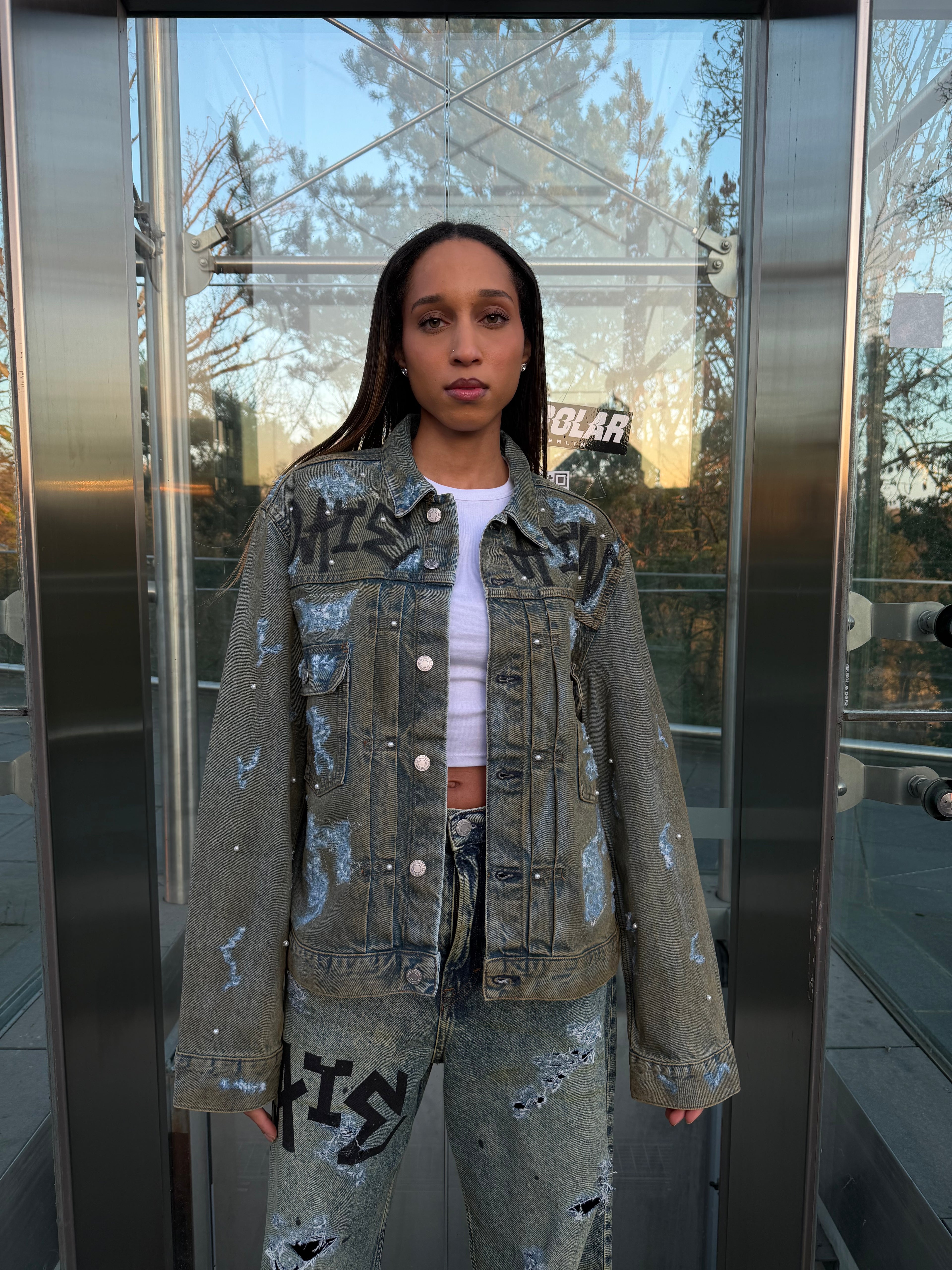 Ghost Letters Denim Jacket