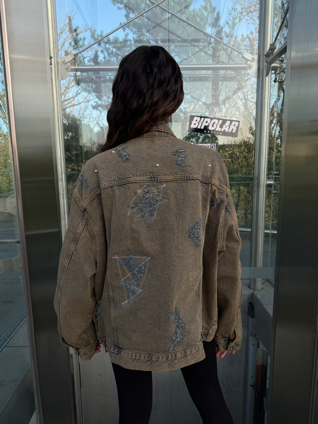 Broken Script Denim Jacket