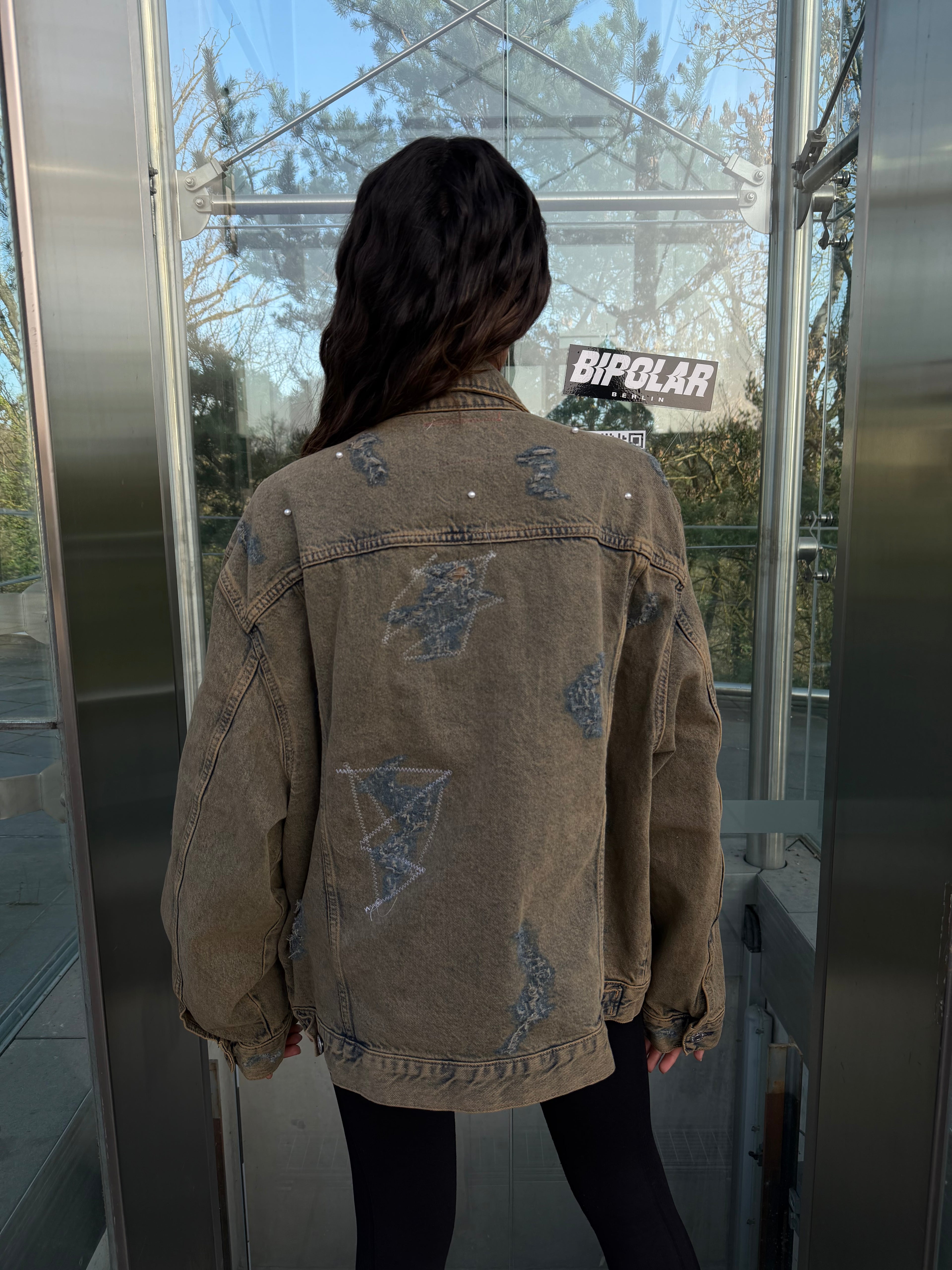 Broken Script Denim Jacket