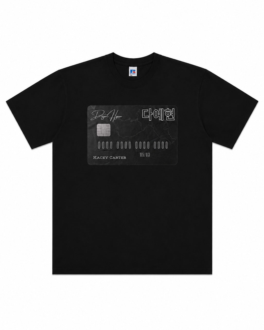 "Black Card" Black Tee