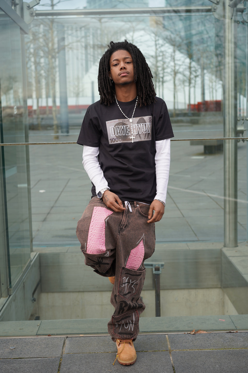 ONE OF ONE BLUSH VENUM DENIM