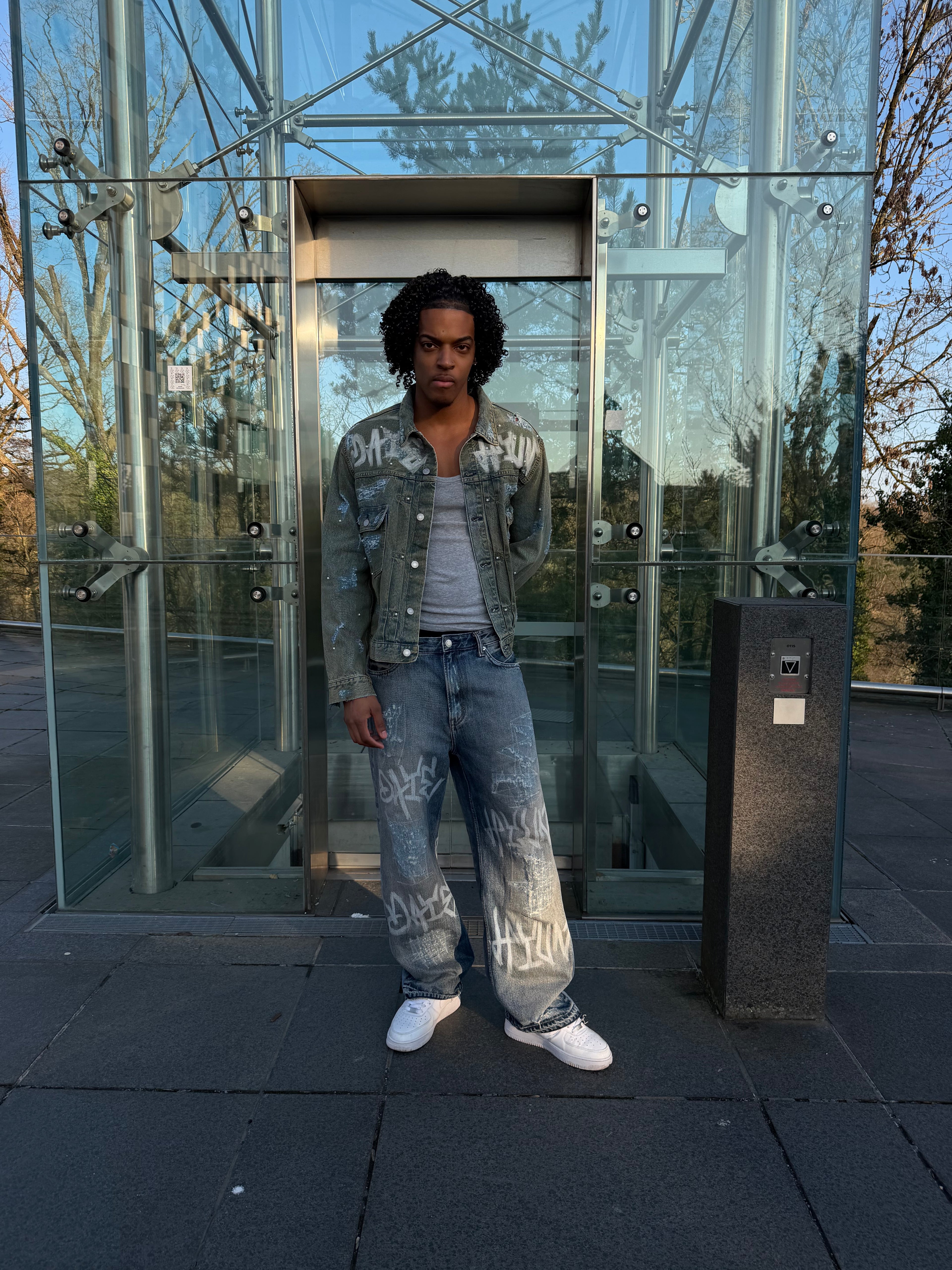 Concrete Denim Pants