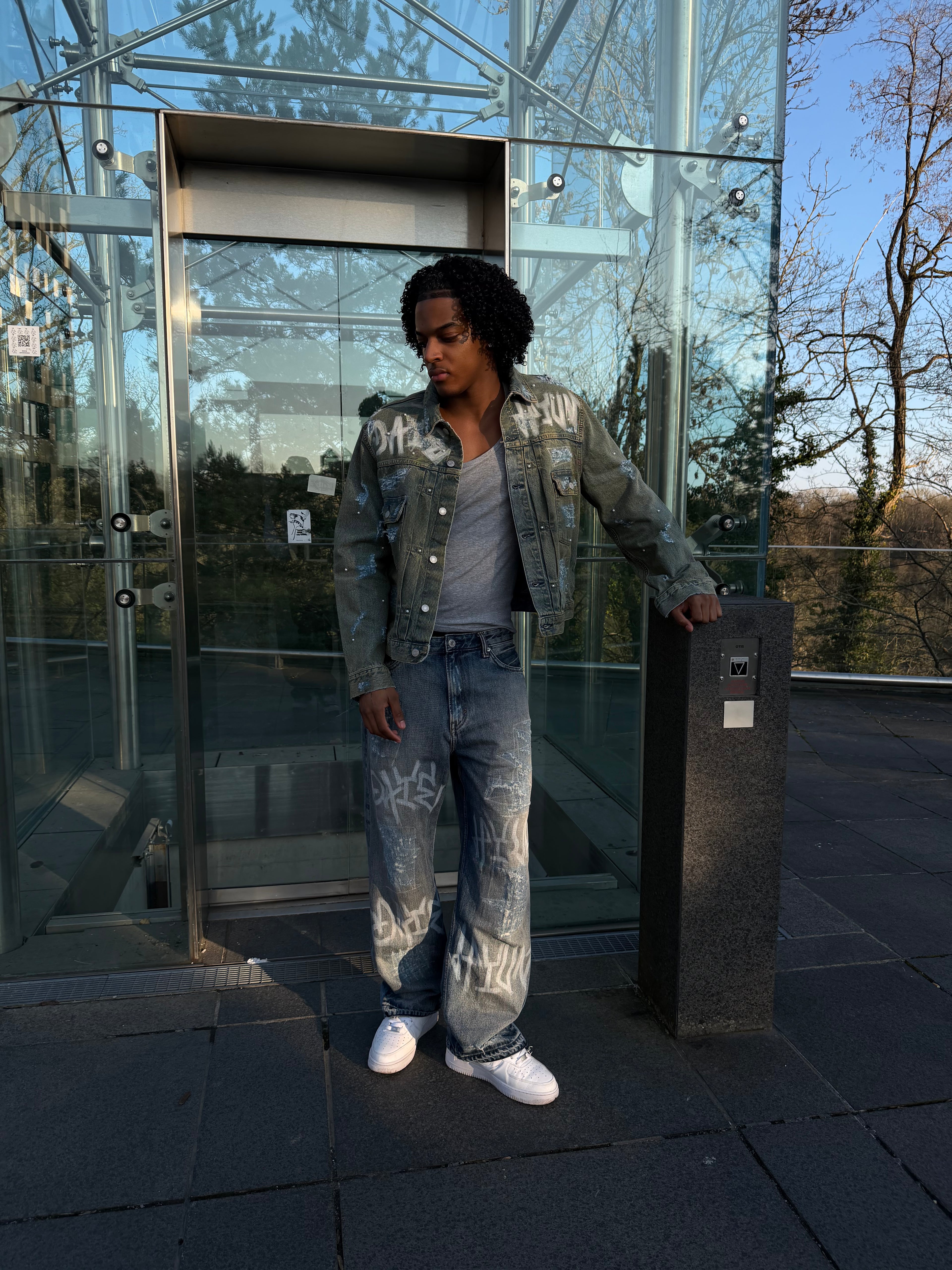 Concrete Denim Pants