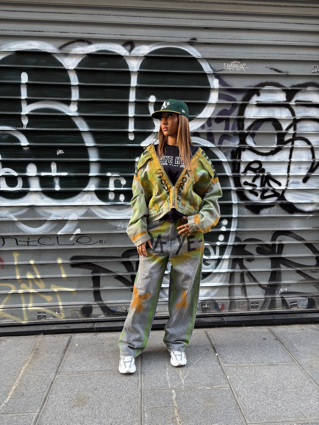 ONE OF ONE GRAFFITI DENIM SET