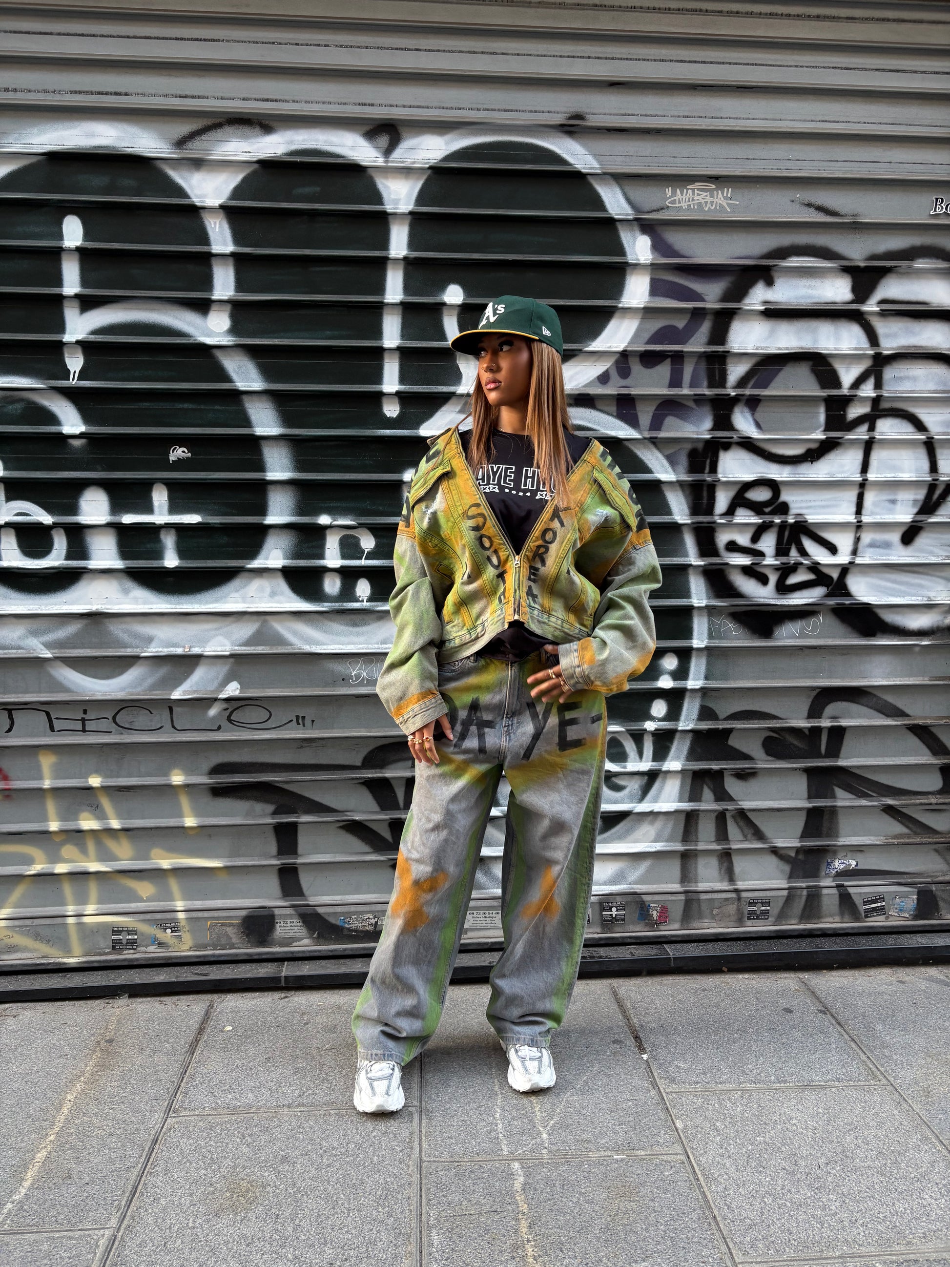 ONE OF ONE GRAFFITI DENIM SET