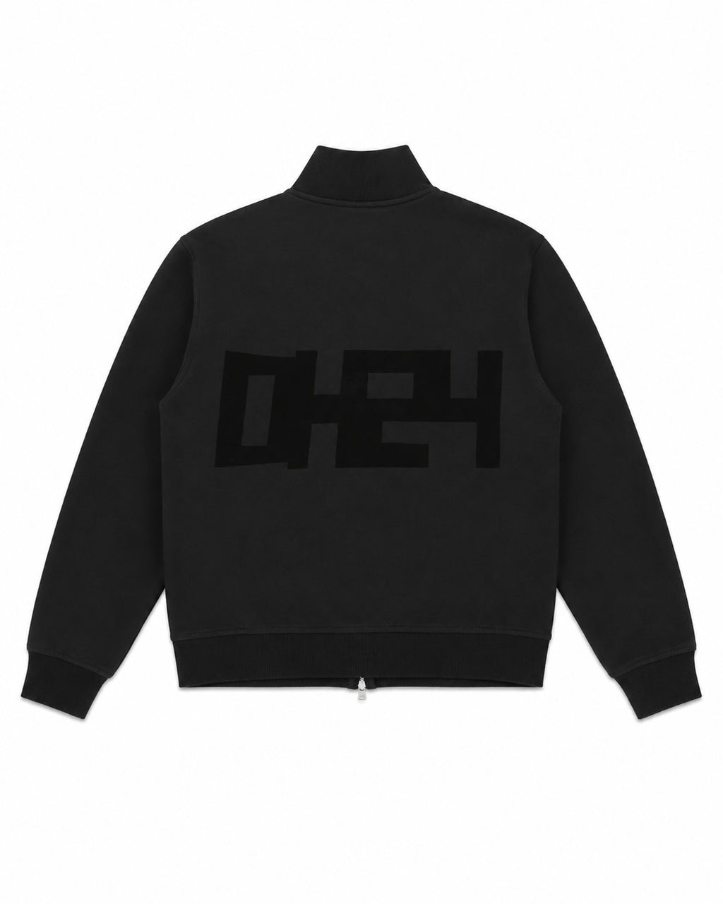 "DH24" Relaxed Fit Boxy Grey Track Jacket
