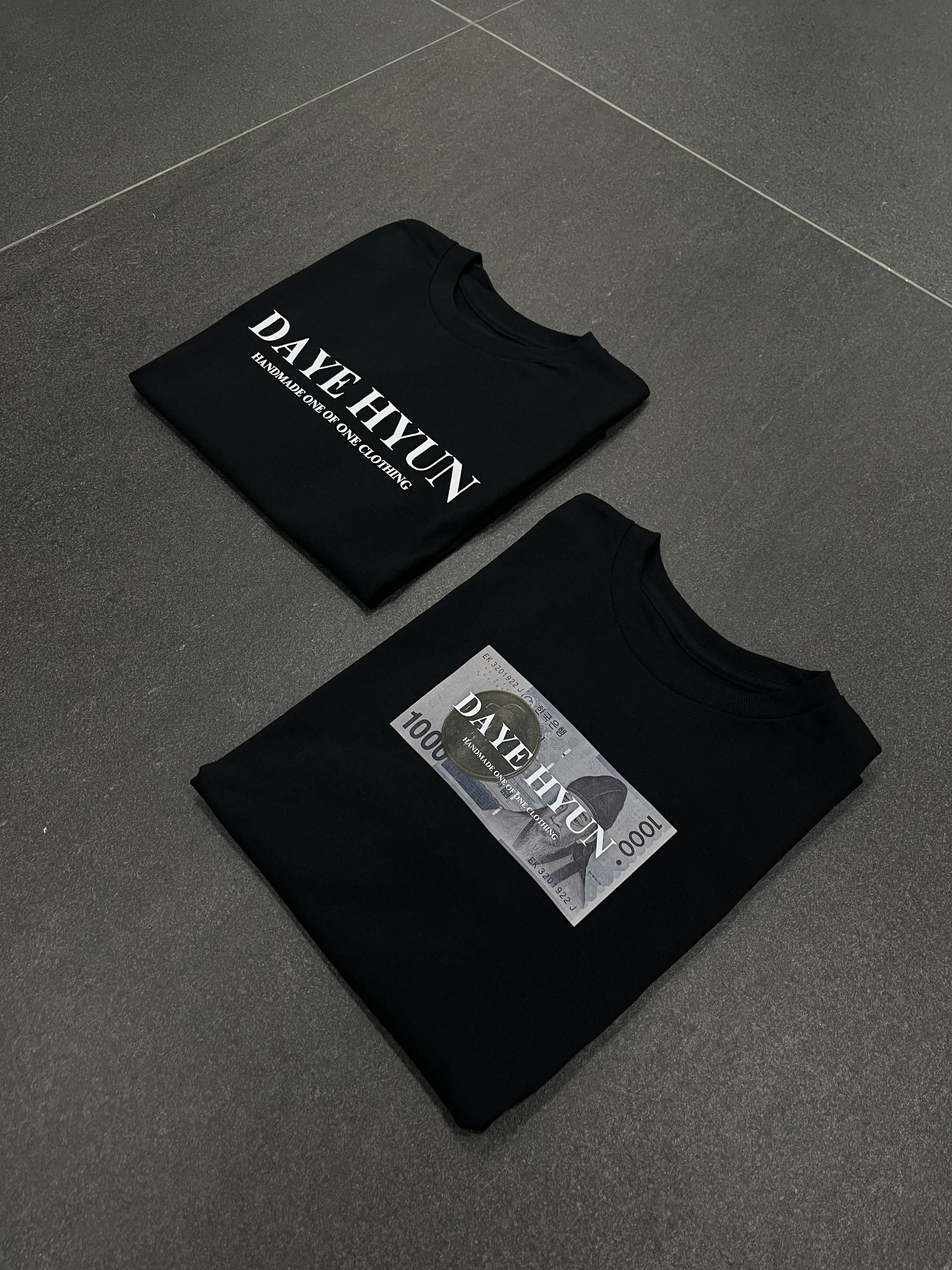 KOREAN WON FRONT PRINT TEE (pre-order)