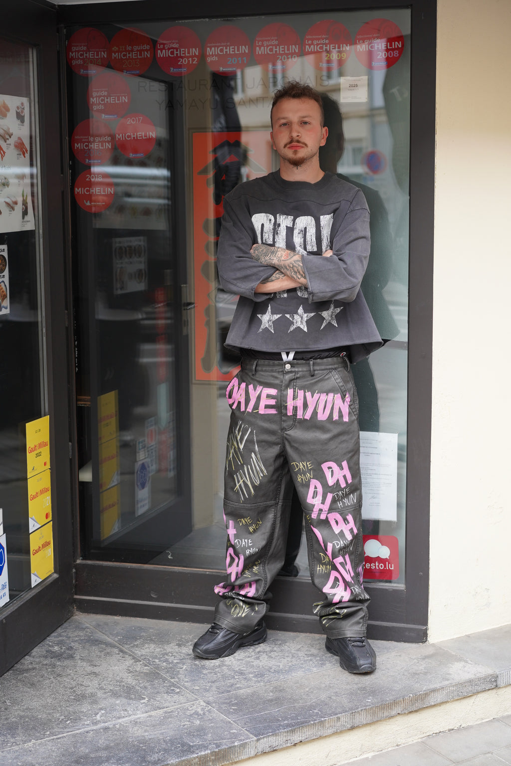 1/1 BROWN LEATHER PANTS