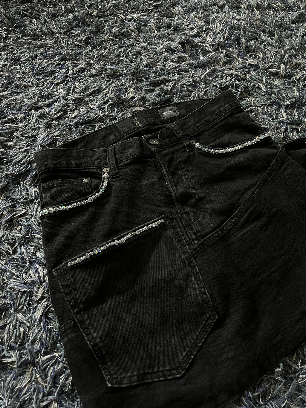ONE OF ONE STARLIGHT DENIM SKIRT
