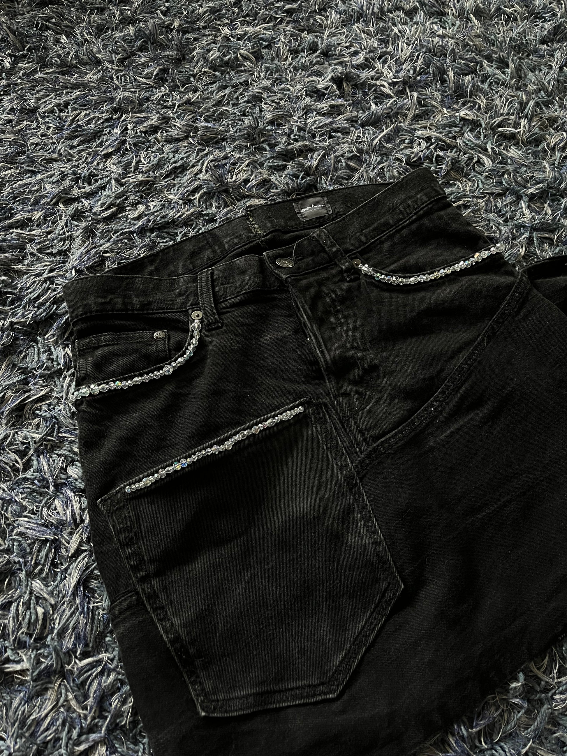 ONE OF ONE STARLIGHT DENIM SKIRT