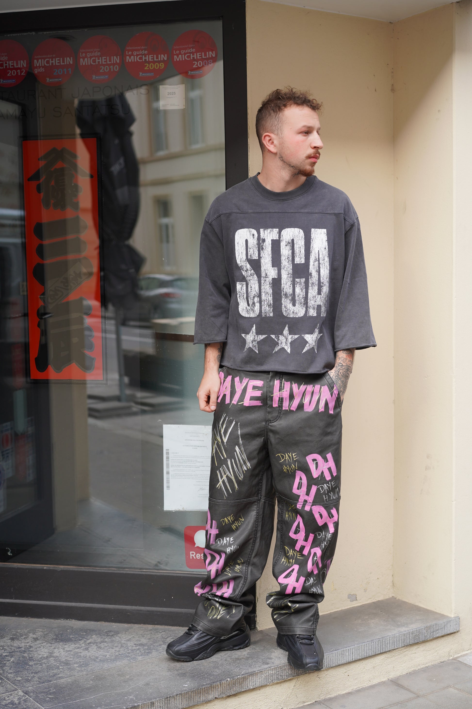 1/1 BROWN LEATHER PANTS