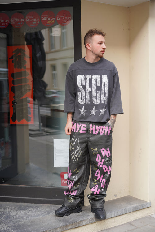 1/1 BROWN LEATHER PANTS