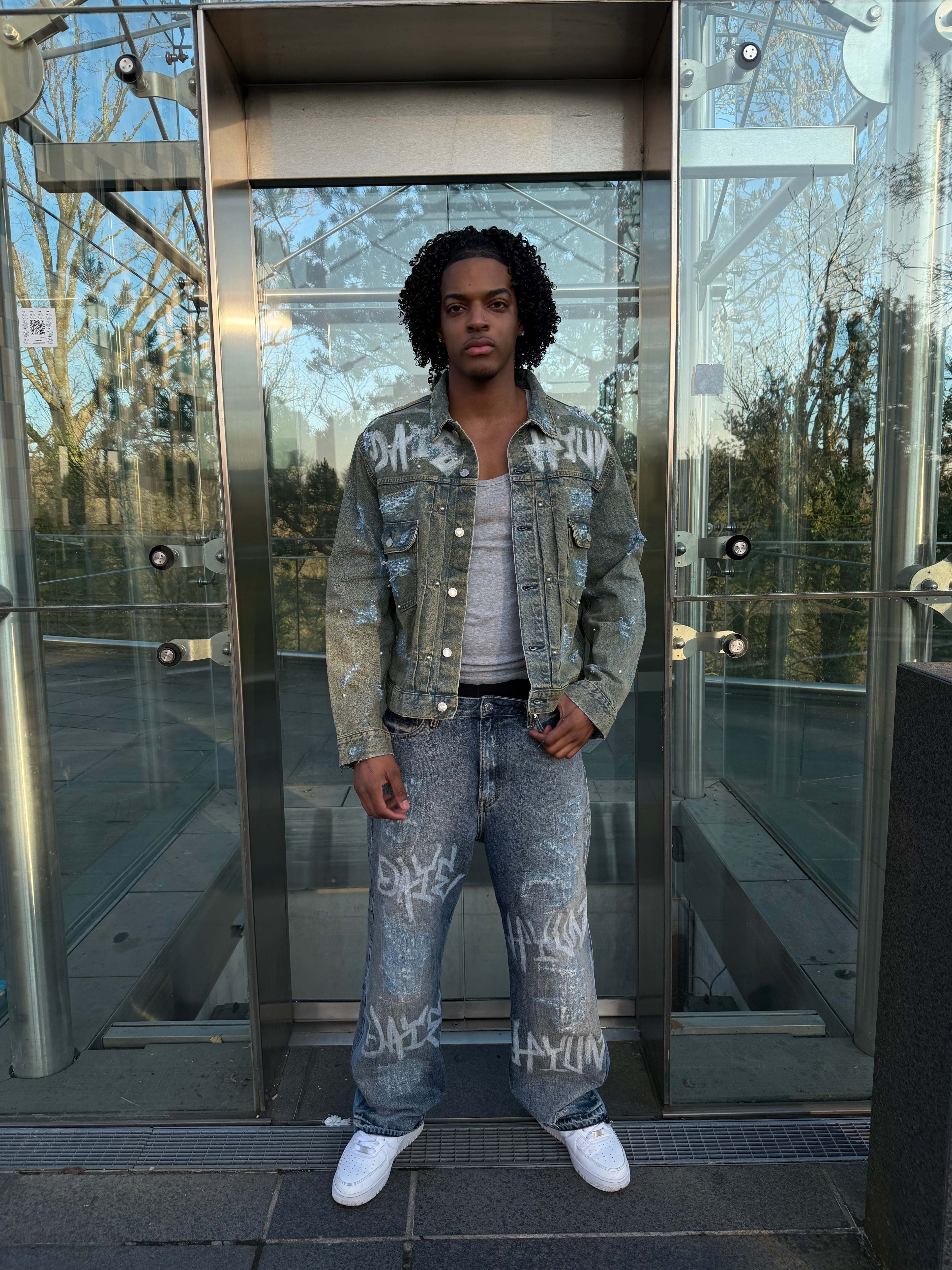 Concrete Denim Pants