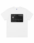 "Black Card" White Tee