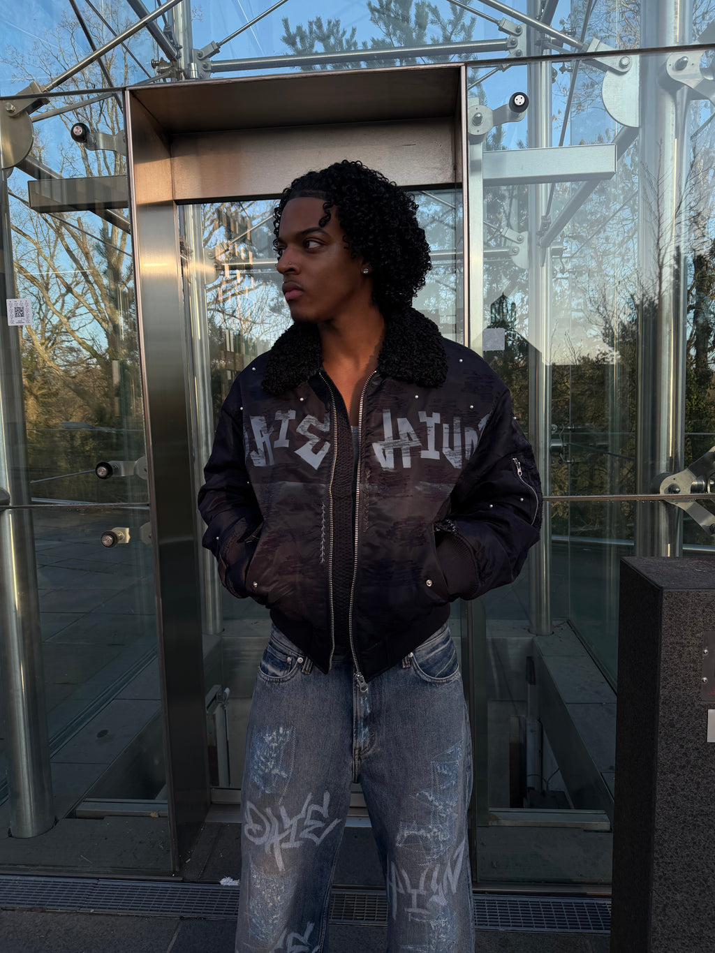 Midnight Rebel Bomber Jacket