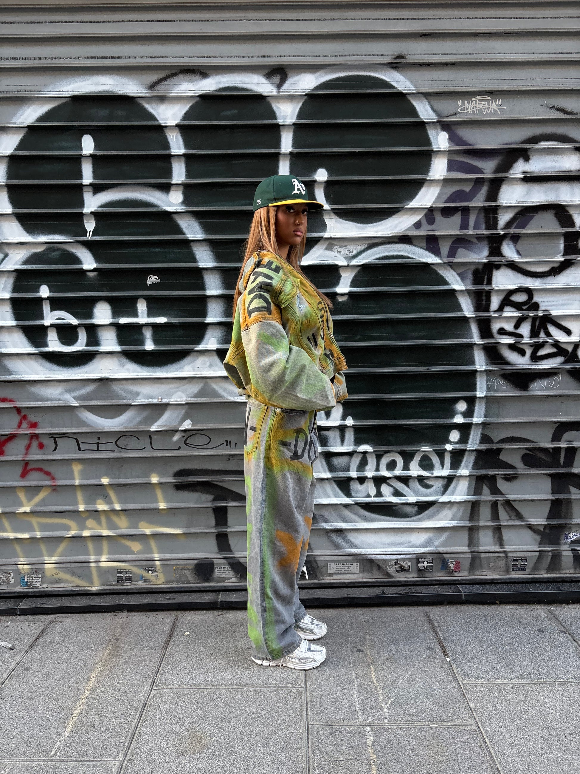 ONE OF ONE GRAFFITI DENIM SET