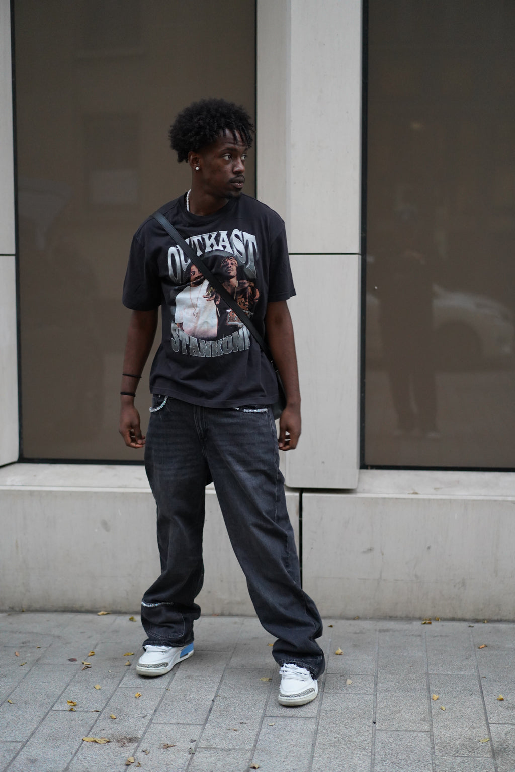 ONE OF ONE FLARED CRYSTAL DENIM