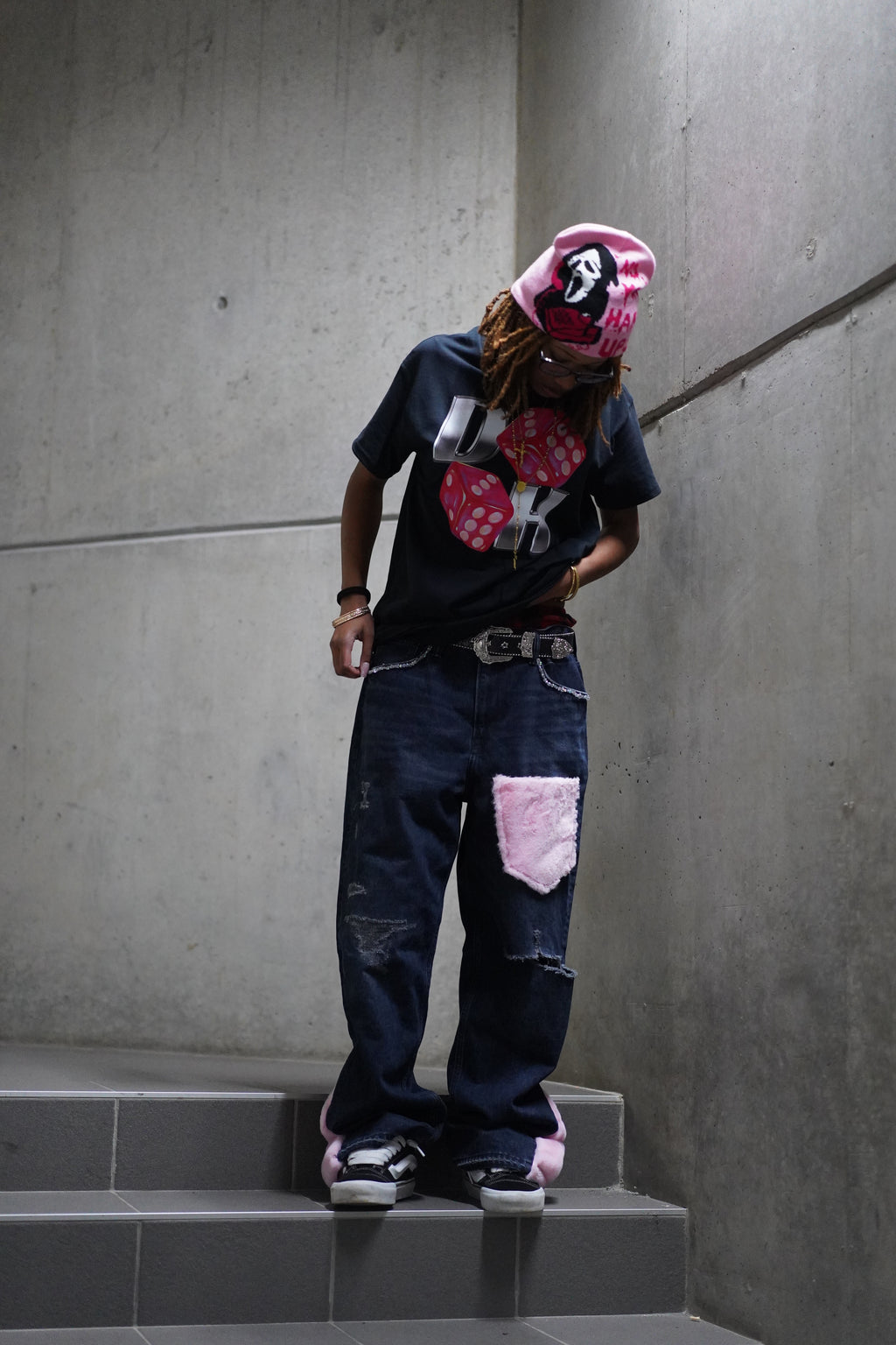 ONE OF ONE COTTON CANDY X CRYSTAL DENIM