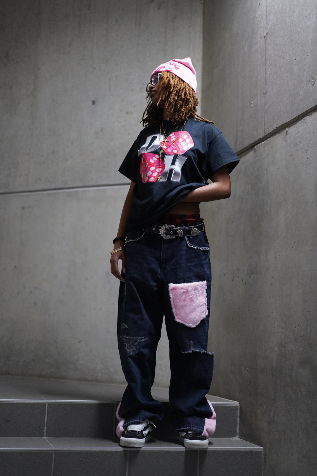 ONE OF ONE COTTON CANDY X CRYSTAL DENIM