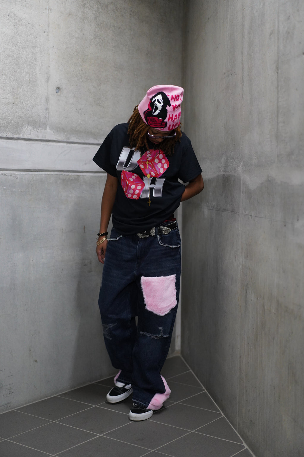 ONE OF ONE COTTON CANDY X CRYSTAL DENIM