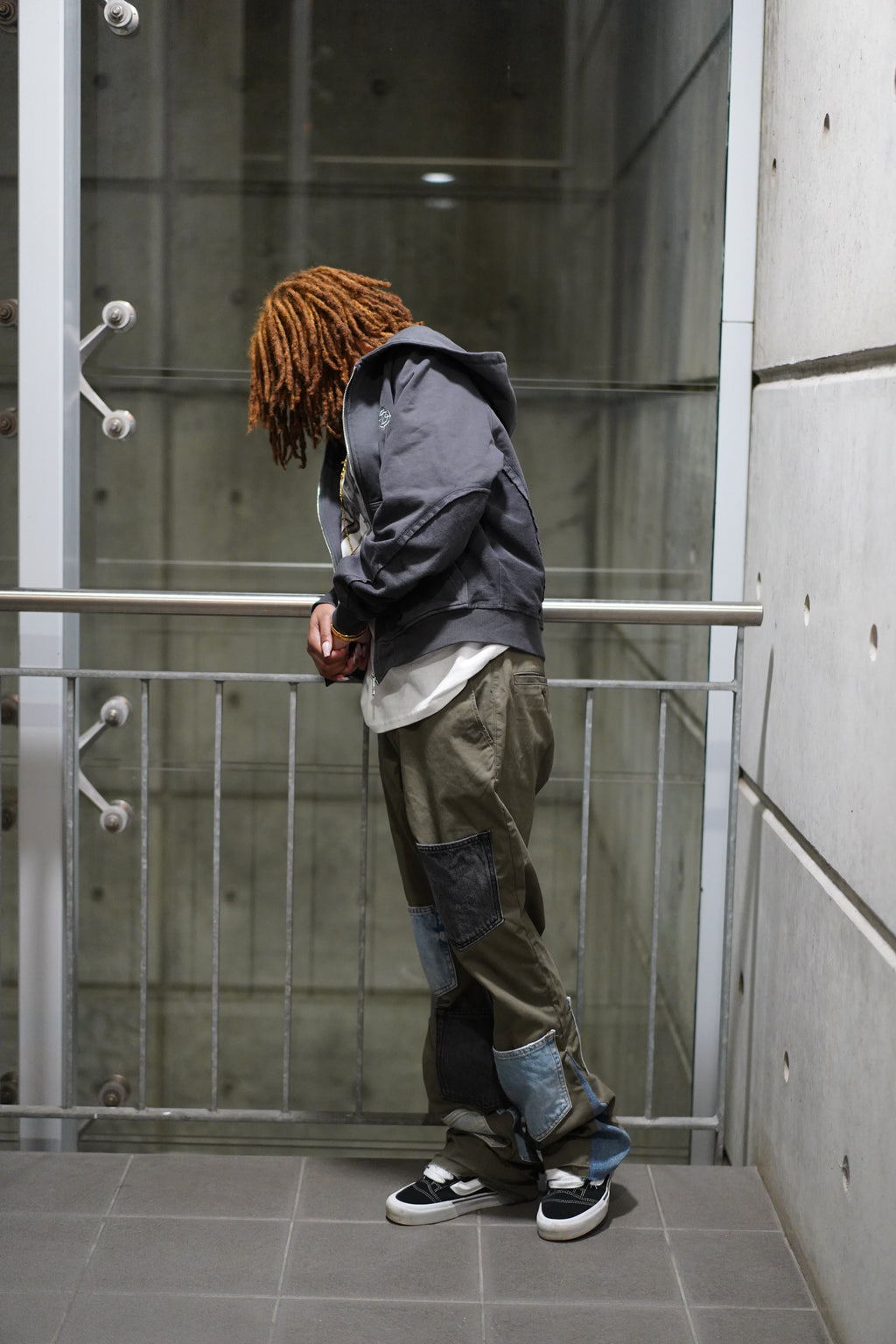 ONE OF ONE SLIM FIT KHAKI GREEN POCKET DENIM