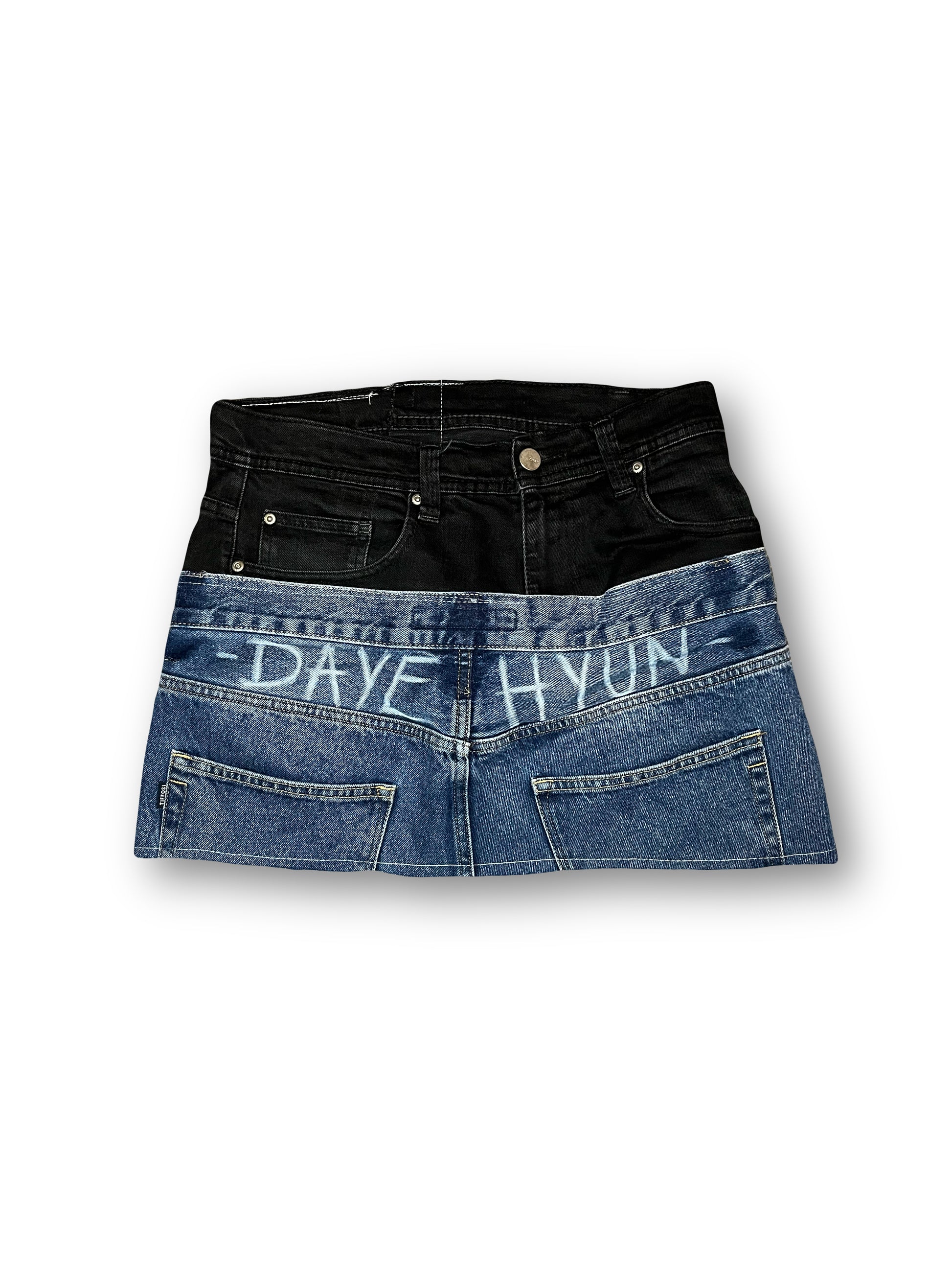 ONE OF ONE NOIR WAVE SKIRT