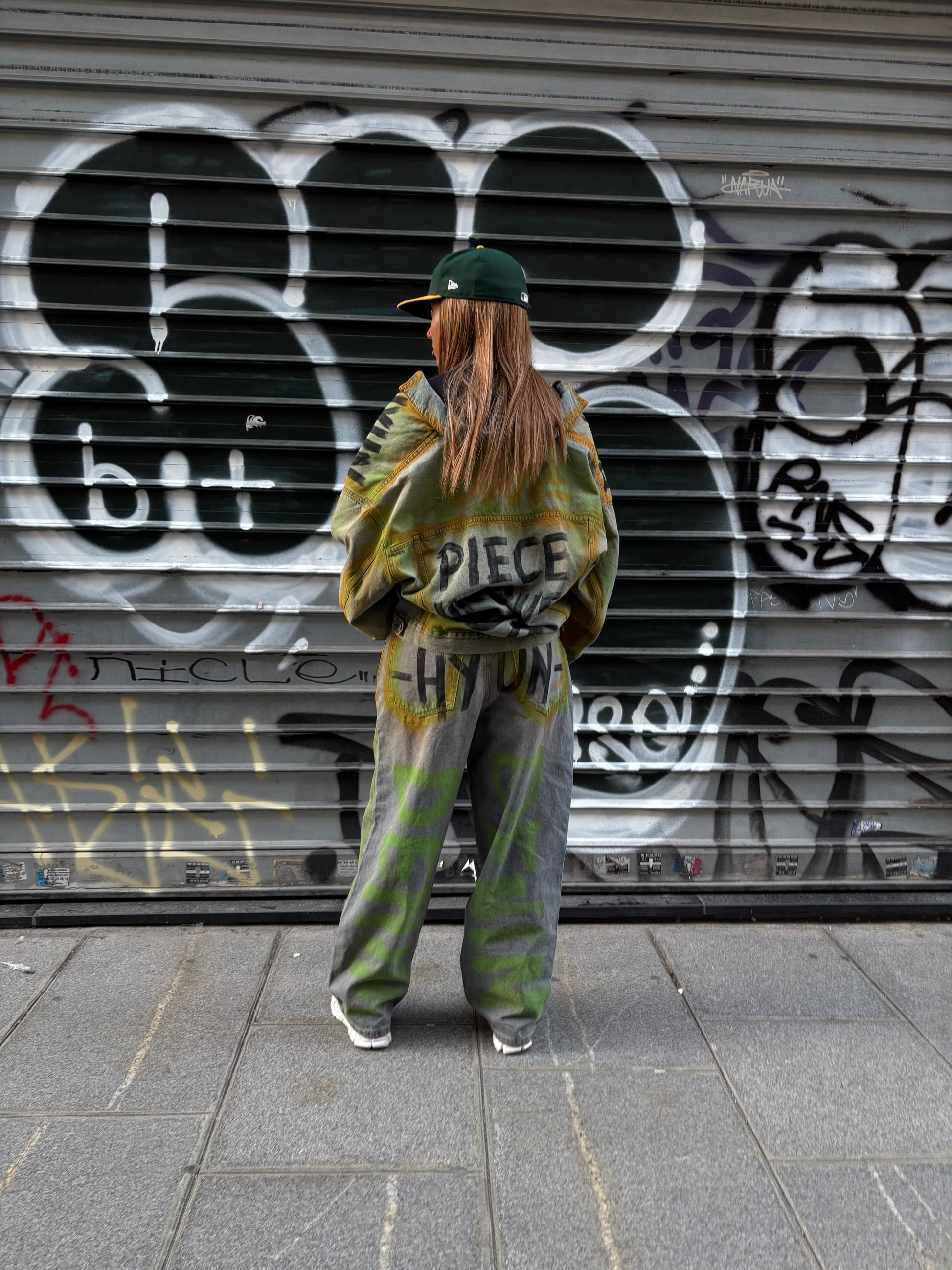 ONE OF ONE GRAFFITI DENIM SET