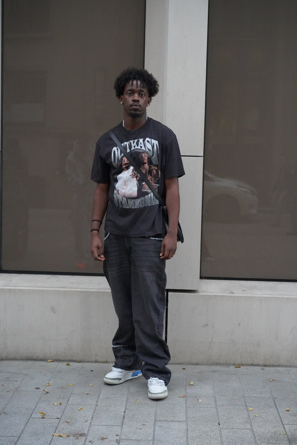 ONE OF ONE FLARED CRYSTAL DENIM