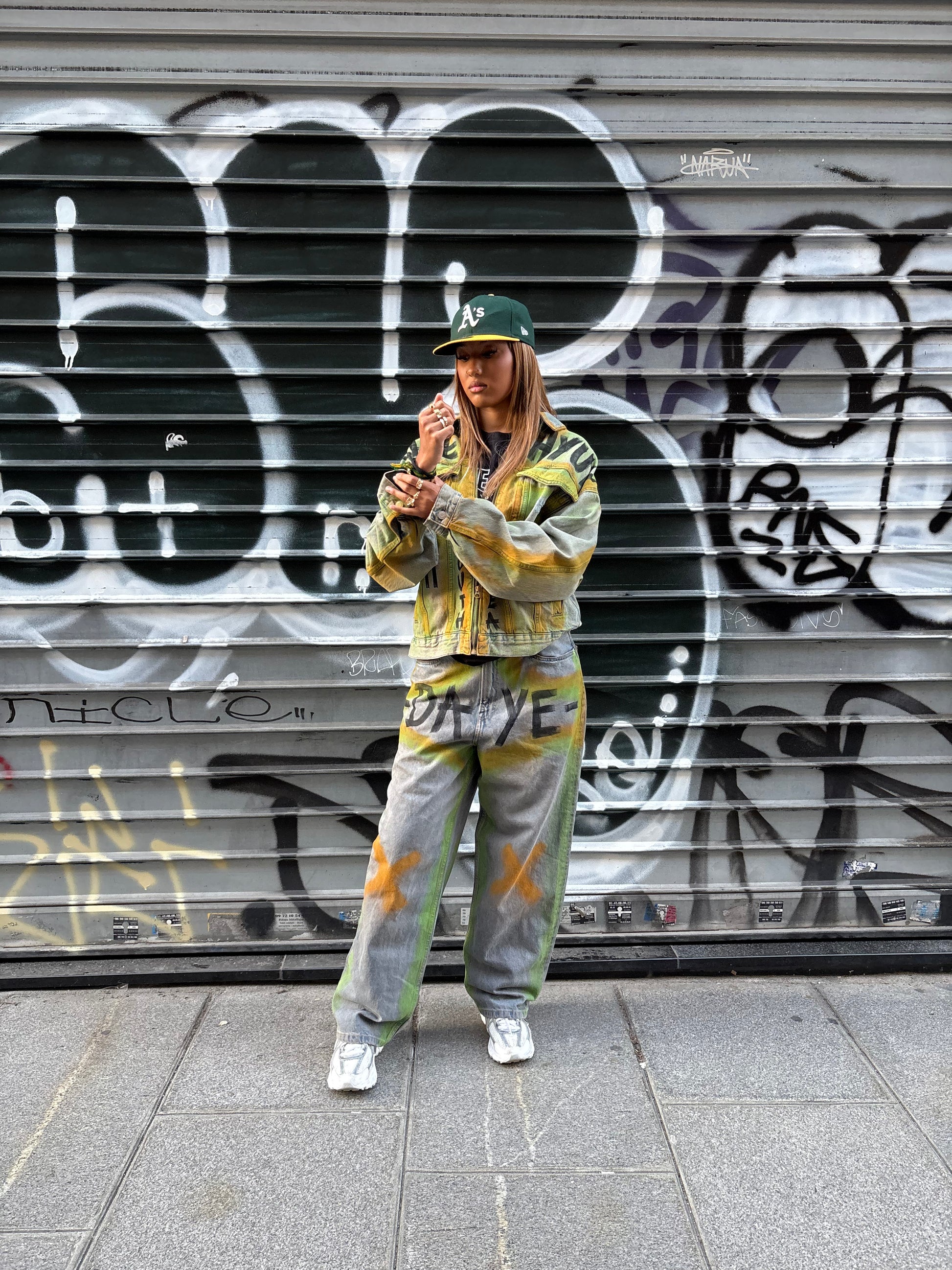 ONE OF ONE GRAFFITI DENIM SET