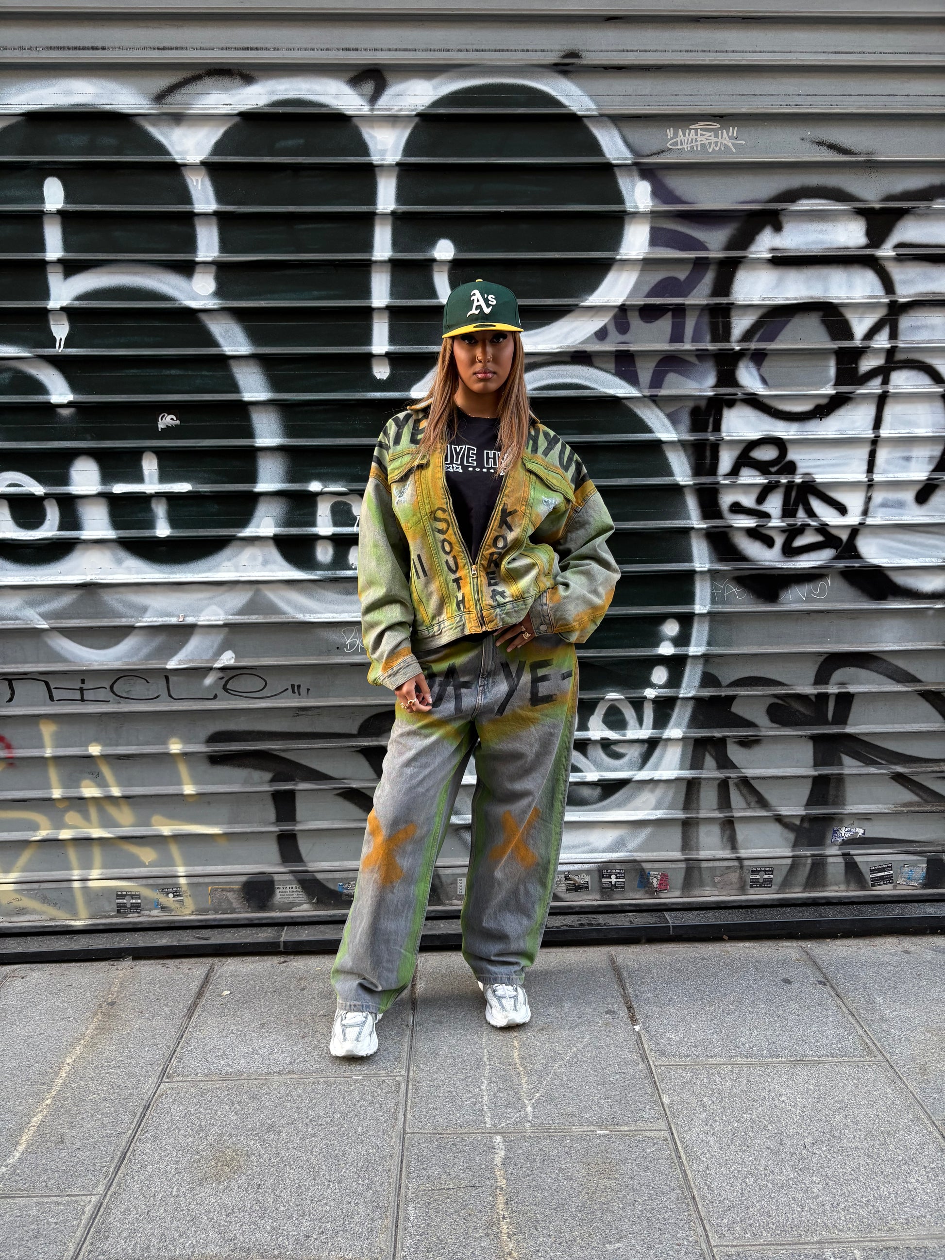 ONE OF ONE GRAFFITI DENIM SET