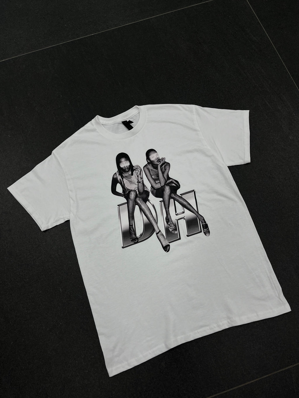 WHITE "U CAN’T SIT WITH US" TEE