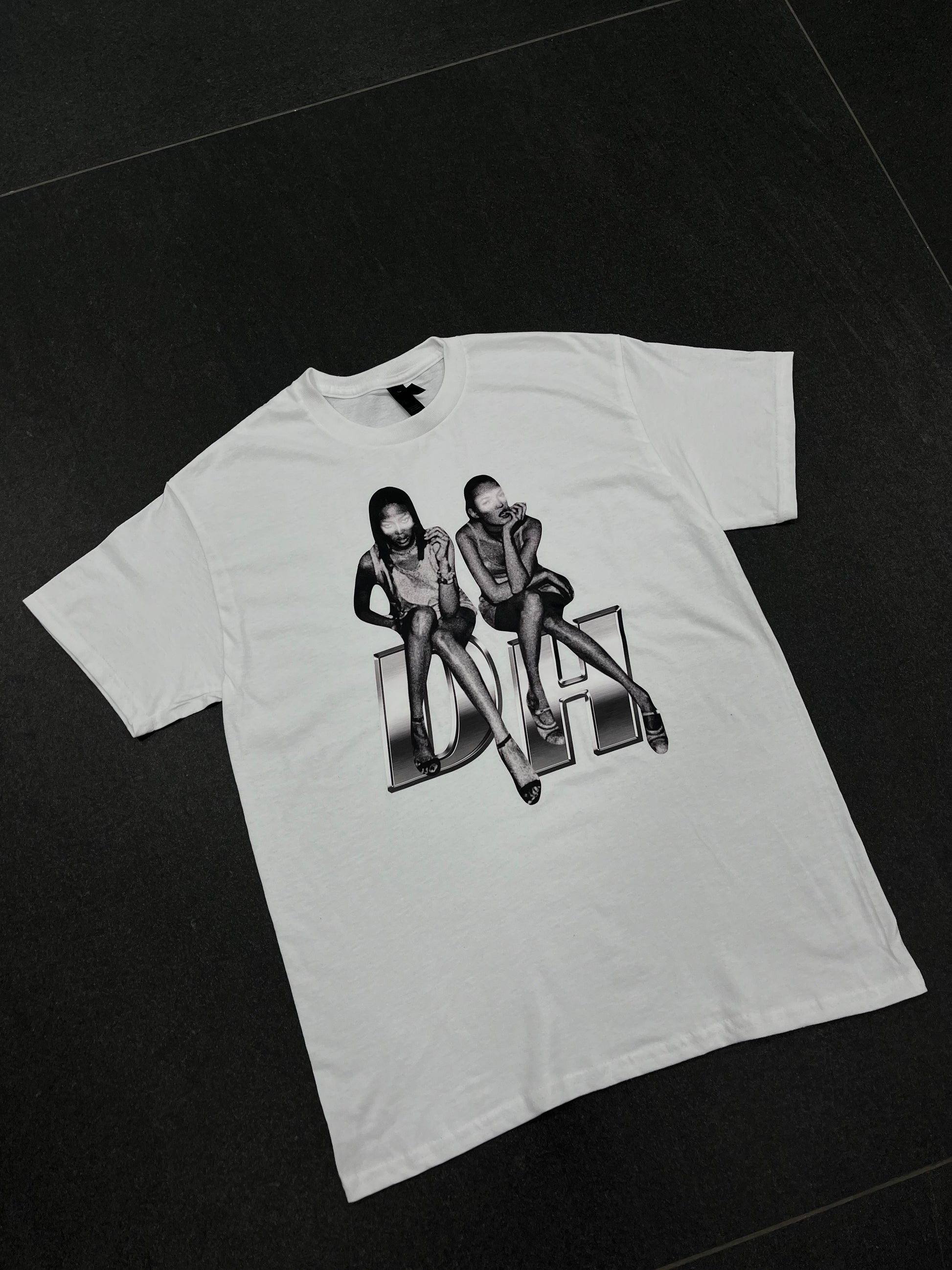 WHITE "U CAN’T SIT WITH US" TEE