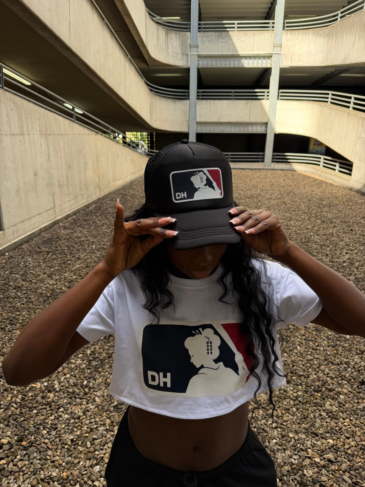 Daye Hyun Emblem Trucker Cap (pre-order)