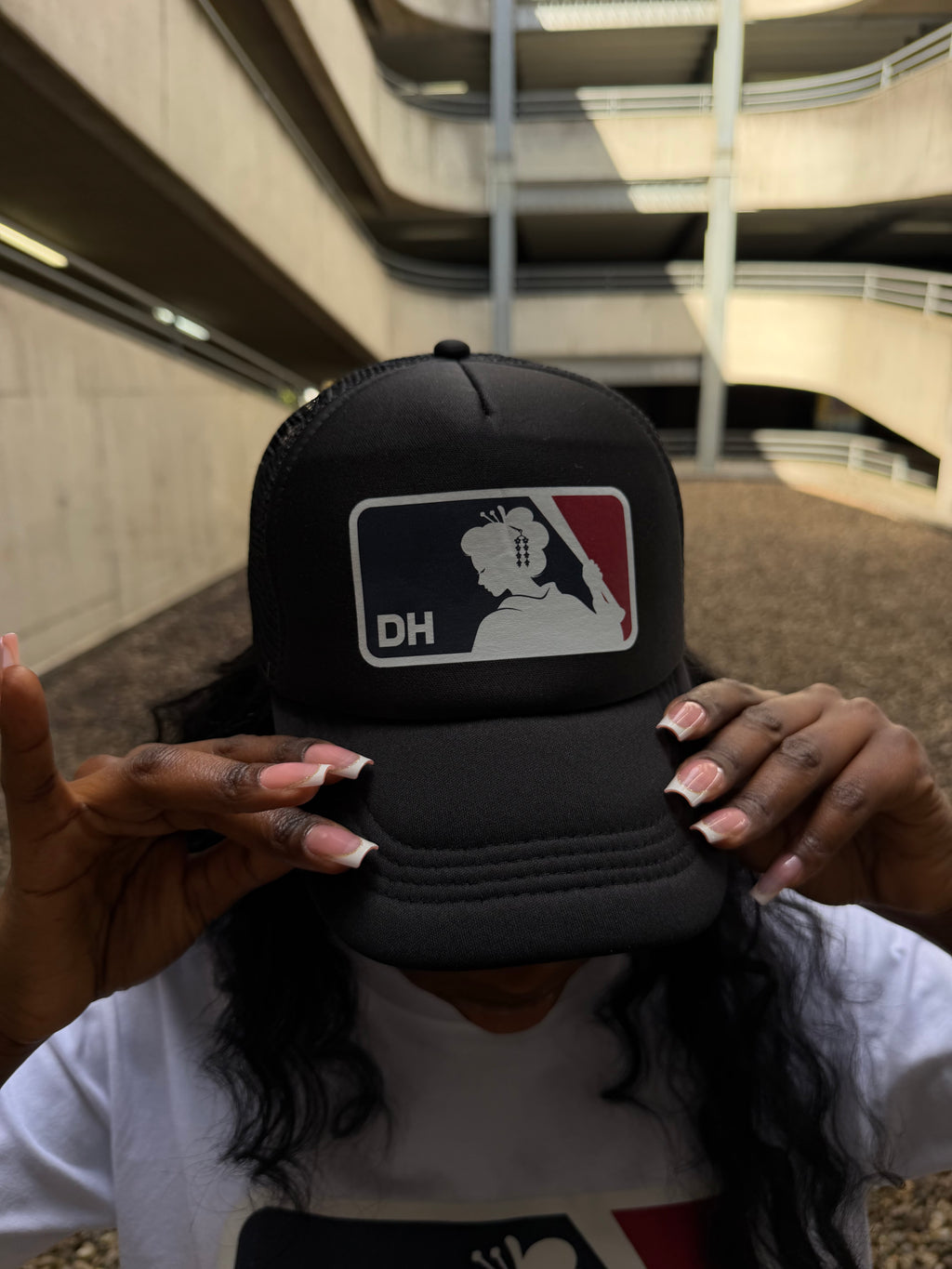 Daye Hyun Emblem Trucker Cap (pre-order)