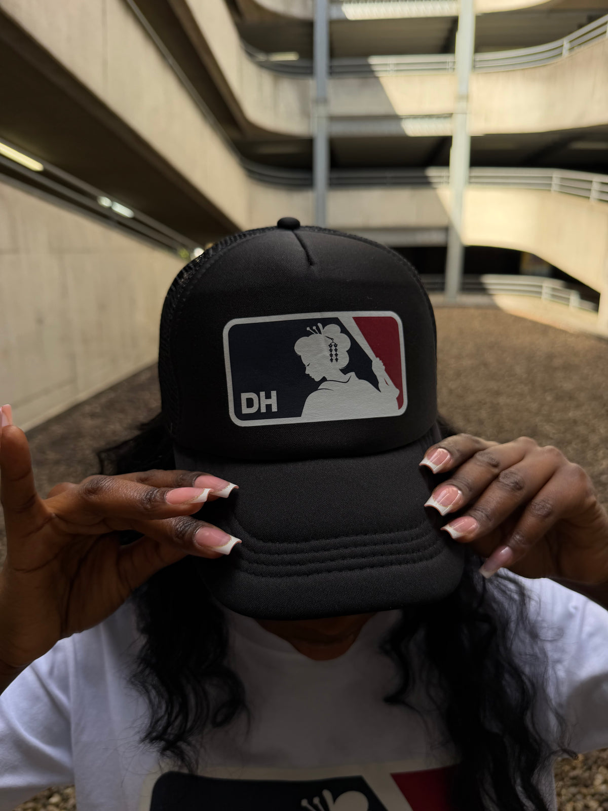 Daye Hyun Emblem Trucker Cap (pre-order)