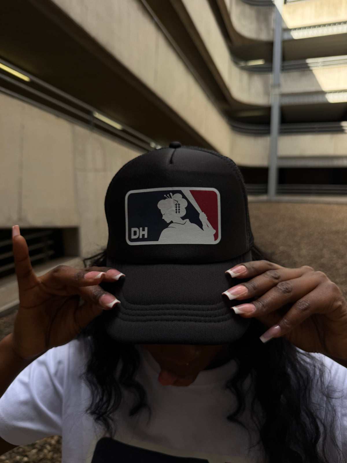 Daye Hyun Emblem Trucker Cap (pre-order)