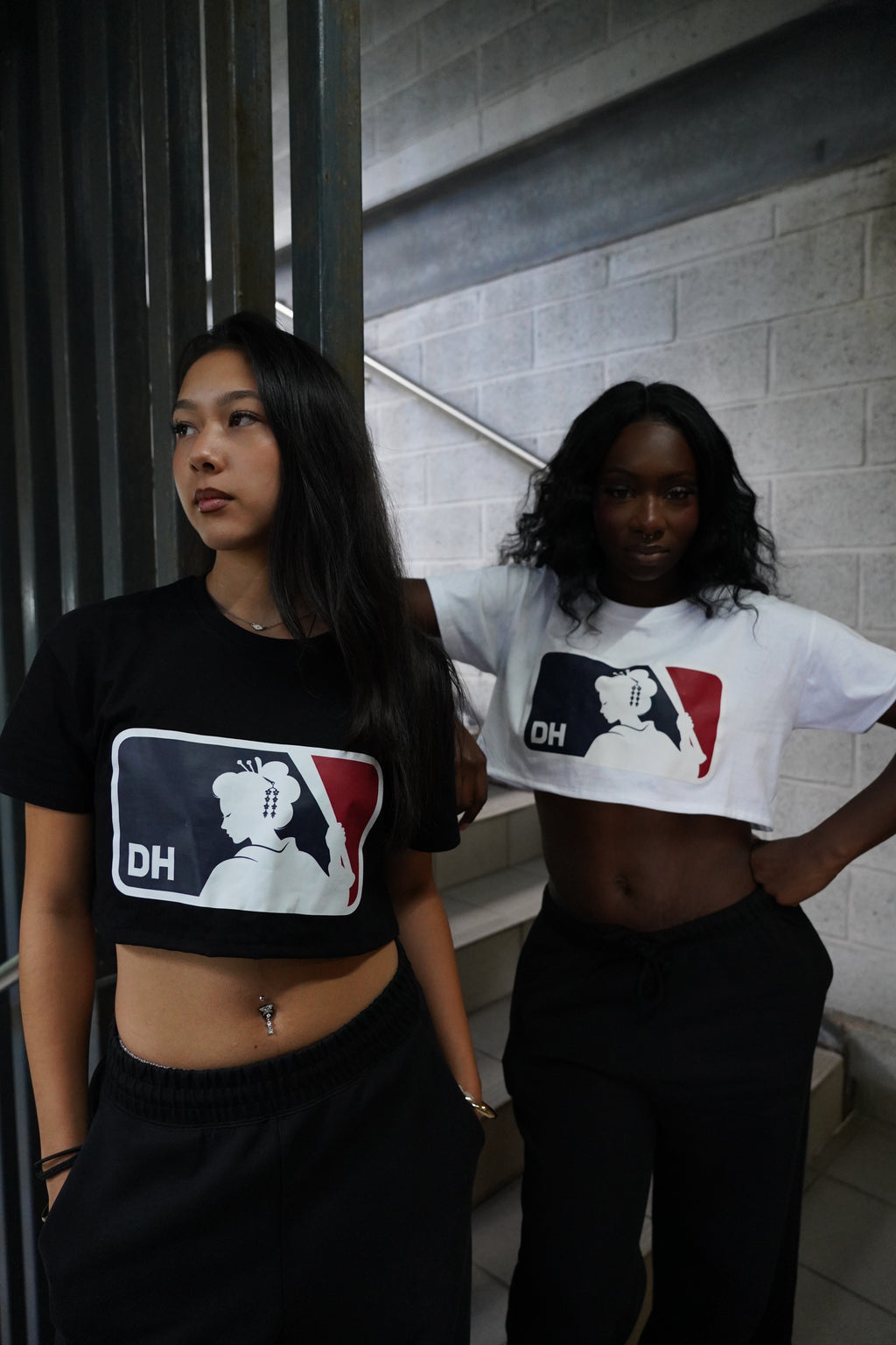 Daye Hyun Emblem Black Crop Tee (pre-order)