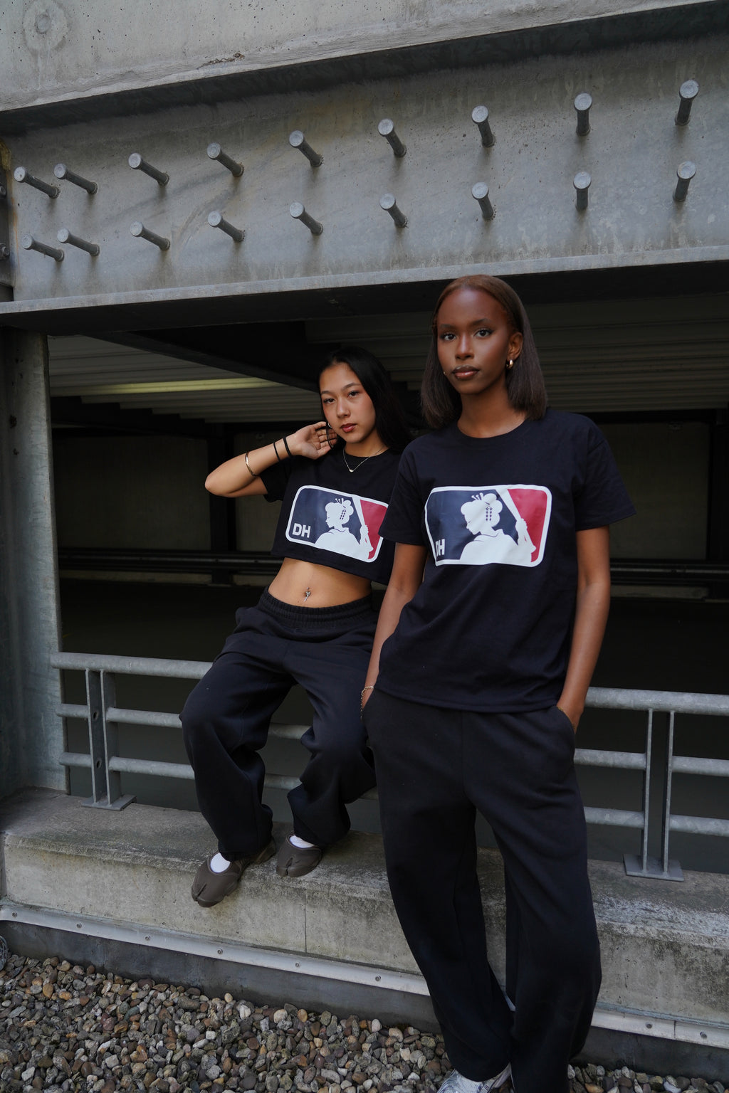 Daye Hyun Emblem Black Tee (pre-order)