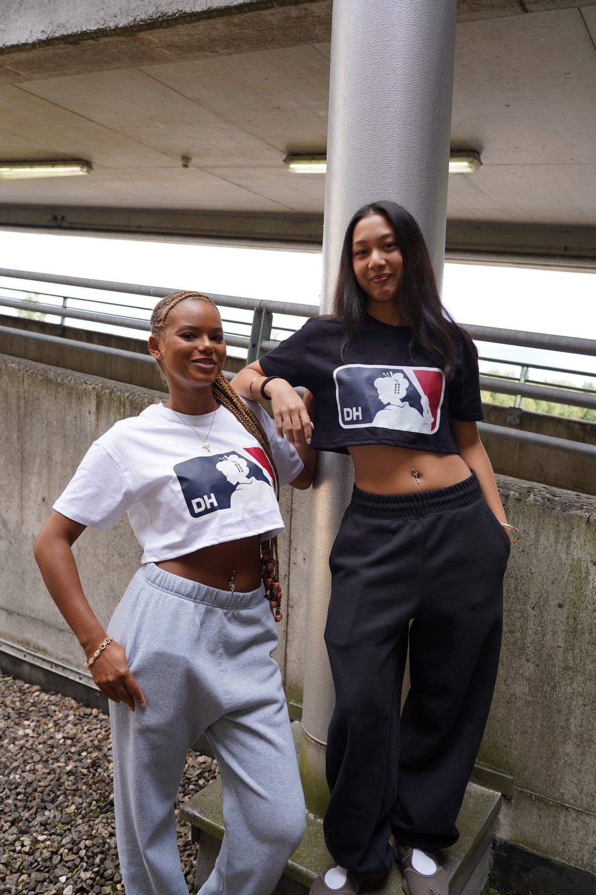 Daye Hyun Emblem White Crop Tee (pre-order)
