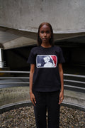Daye Hyun Emblem Black Tee (pre-order)