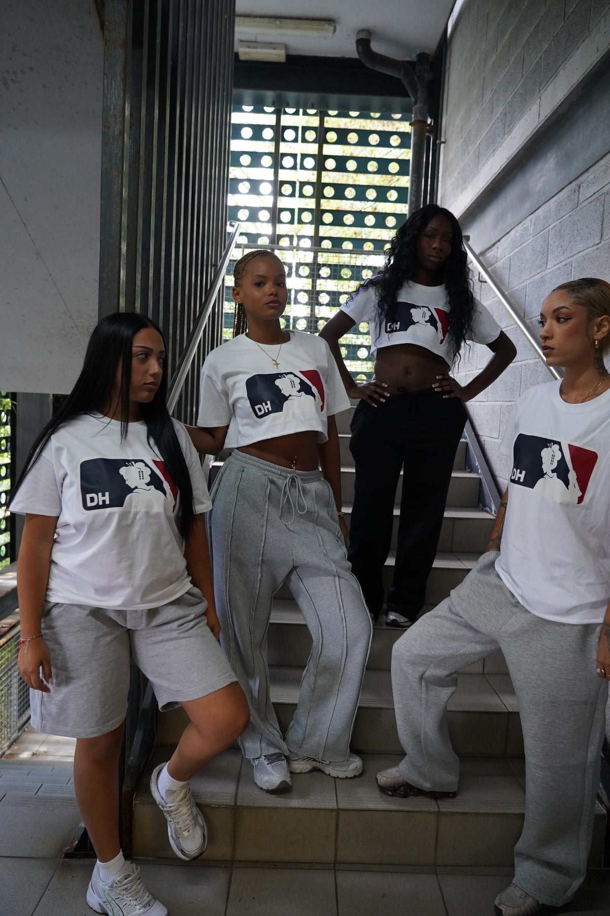 Daye Hyun Emblem White Crop Tee (pre-order)