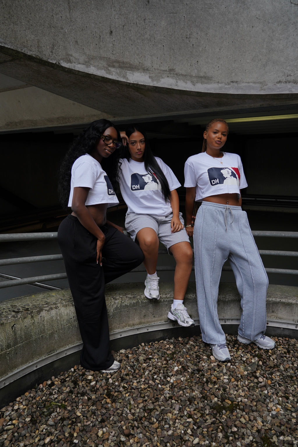 Daye Hyun Emblem White Crop Tee (pre-order)