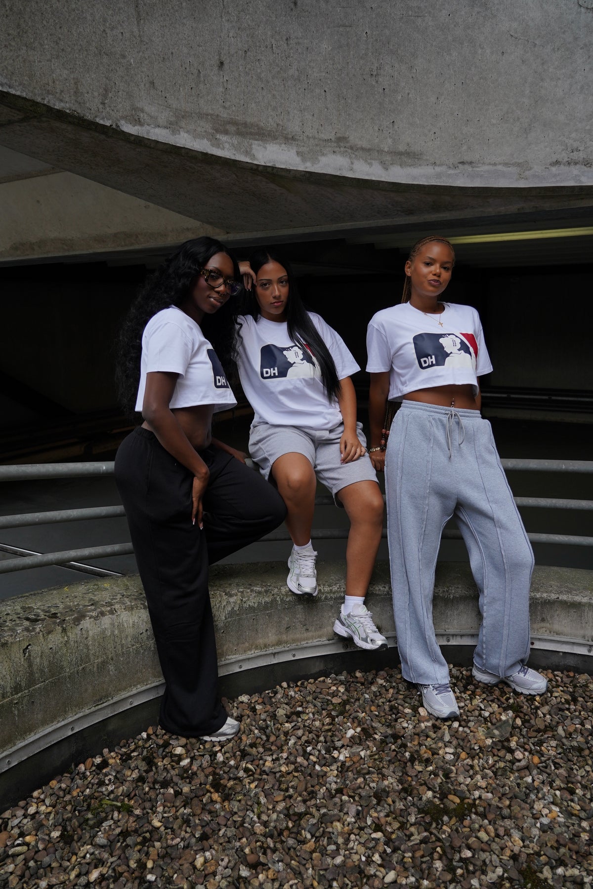 Daye Hyun Emblem White Crop Tee (pre-order)